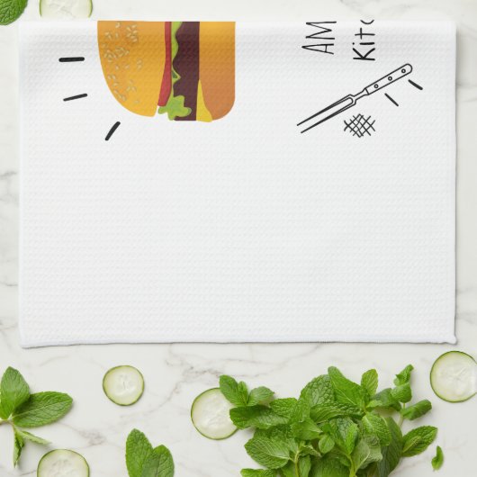 Linge De Cuisine Nom personnalisé- (Plié)