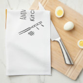 Linge De Cuisine Nom personnalisé- (Quart Plié)