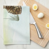 Linge De Cuisine Nom personnalisé Animal de chat Bengale (Quart Plié)