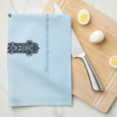 Linge De Cuisine Nom personnalisé & Anniversaire Année Ordination, (Quart Plié)