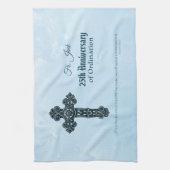 Linge De Cuisine Nom personnalisé & Anniversaire Année Ordination, (Vertical)