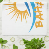 Linge De Cuisine Nom personnalisé Bahamas (Plié)