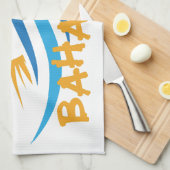 Linge De Cuisine Nom personnalisé Bahamas (Quart Plié)