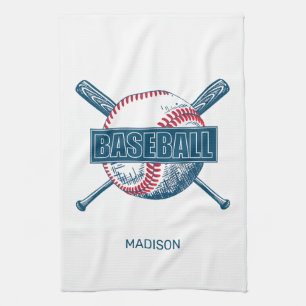 Linge De Cuisine Nom personnalisé Baseball