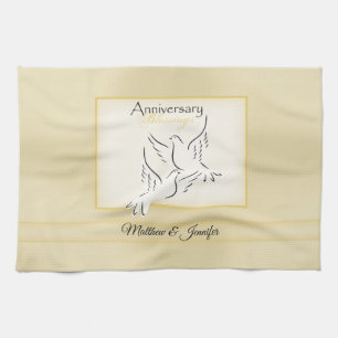Linge De Cuisine Nom personnalisé, Bénédictions d'anniversaire de m
