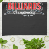 Linge De Cuisine NOM Personnalisé Billard 8 Ball Pool Cue Rack (Plié)