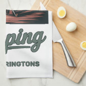 Linge De Cuisine Nom personnalisé Camping (Quart Plié)