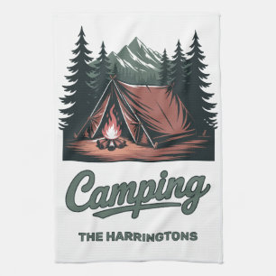Linge De Cuisine Nom personnalisé Camping