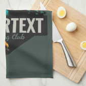 Linge De Cuisine NOM personnalisé Chasse aux wapitis Coucher de sol (Quart Plié)