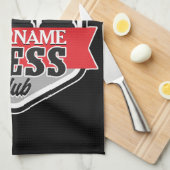 Linge De Cuisine Nom personnalisé Chess Player Club Checkmate (Quart Plié)