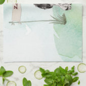 Linge De Cuisine Nom personnalisé Cocker Spaniel Pet Chien (Plié)