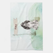 Linge De Cuisine Nom personnalisé Cocker Spaniel Pet Chien (Vertical)