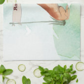 Linge De Cuisine Nom personnalisé Great Dane Pet Chien (Plié)