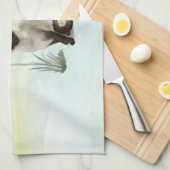 Linge De Cuisine Nom personnalisé Siamese Chat Pet (Quart Plié)