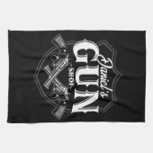 Linge De Cuisine NOM PERSONNALISÉ Vieux Armes à feu (Horizontal)