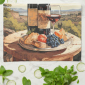 Linge De Cuisine Nom personnalisé Wine Lover's (Plié)