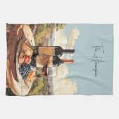 Linge De Cuisine Nom personnalisé Wine Lover's (Horizontal)