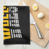 Linge De Cuisine NOM personnalisé Wrestling School Team Wrestler (Quart Plié)