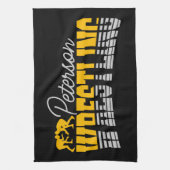 Linge De Cuisine NOM personnalisé Wrestling School Team Wrestler (Vertical)