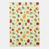 Linge De Cuisine Nom Personnel Fruit Tropical Et Légumes (Vertical)