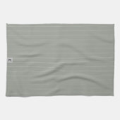 Linge De Cuisine Nom Sage Green White Stried (Horizontal)