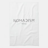 Linge De Cuisine Nomadism Records Logo Noir (Vertical)