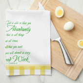 Linge De Cuisine Nombreuses bénédictions (Quart Plié)