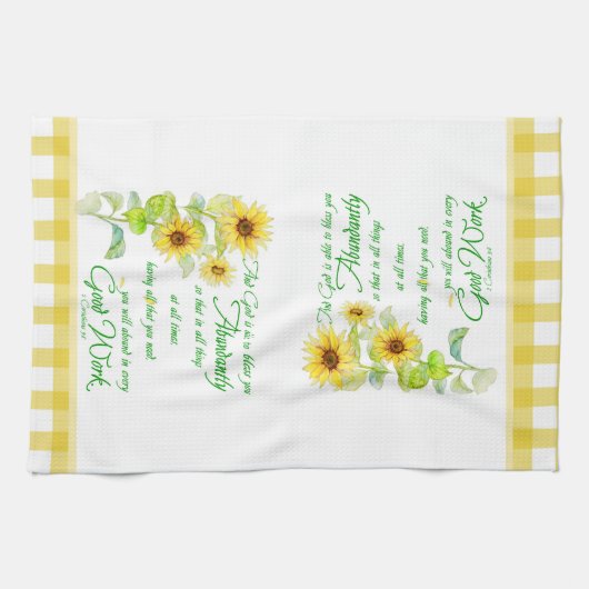 Linge De Cuisine Nombreuses bénédictions (Horizontal)