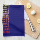 Linge De Cuisine Noms de croix de Jésus (Quart Plié)