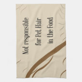 Linge De Cuisine Non responsable des poils d'animaux de compagnie d (Vertical)