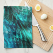Linge De Cuisine nonpareil kelpie sarcelle : (Quart Plié)