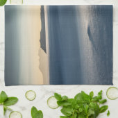 Linge De Cuisine Norvège Paysage neigeux (Plié)