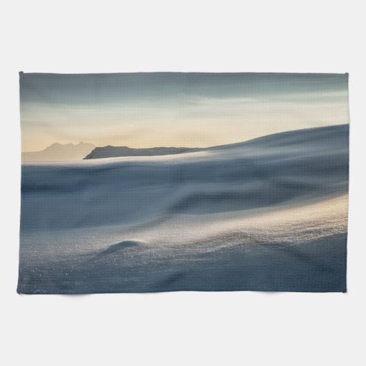 Linge De Cuisine Norvège Paysage neigeux (Horizontal)