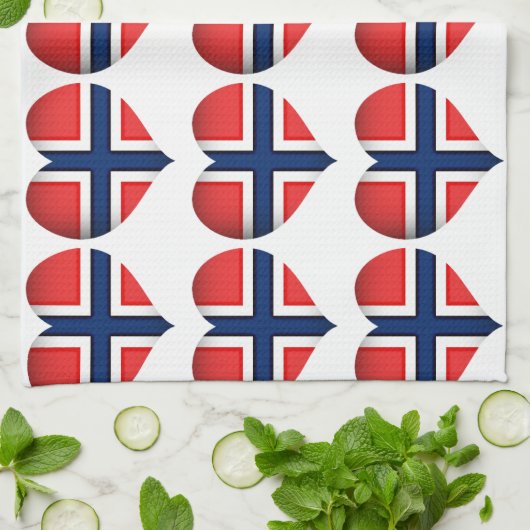 Linge De Cuisine Norway Flag (Plié)