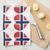 Linge De Cuisine Norway Flag (Quart Plié)