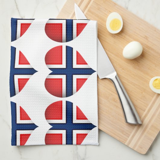 Linge De Cuisine Norway Flag (Quart Plié)