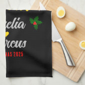 Linge De Cuisine Nos premiers Noël Ensemble Flammes De Neige (Quart Plié)