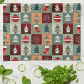 Linge De Cuisine Nostalgale Vintage Patchwork Quilt (Plié)