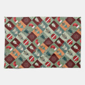 Linge De Cuisine Nostalgale Vintage Patchwork Quilt (Horizontal)