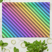 Linge De Cuisine nostalgic arcade stripe : (Plié)