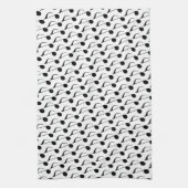 Linge De Cuisine note musicale noire (Vertical)