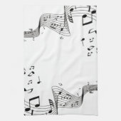 Linge De Cuisine Notes de musique (Vertical)