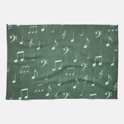 Linge De Cuisine notes de musique (Horizontal)