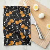 Linge De Cuisine Notes de musique violon (Quart Plié)