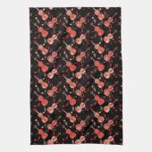 Linge De Cuisine Notes de violon et de musique (Vertical)