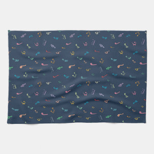 Linge De Cuisine Notes musicales