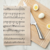 Linge De Cuisine Notes musicales 🎶 (Quart Plié)