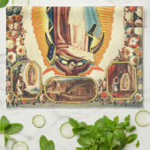 Linge De Cuisine Notre-Dame de Guadalupe (Plié)