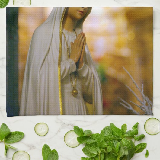 Linge De Cuisine Notre Madame de Fatima (Plié)