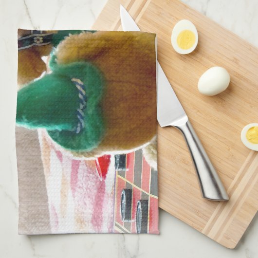 Linge De Cuisine Nounours (Quart Plié)